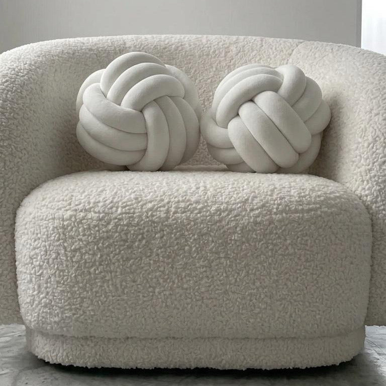 Cojín Nudo Blanco