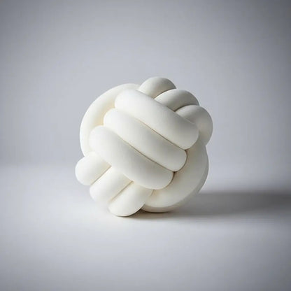 Cojín Nudo Crema