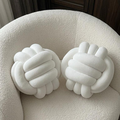 Cojín Nudo Blanco