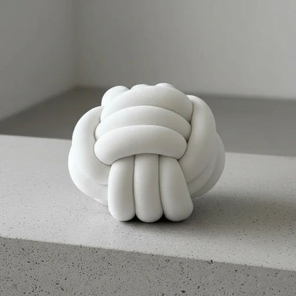 Cojín Nudo Blanco