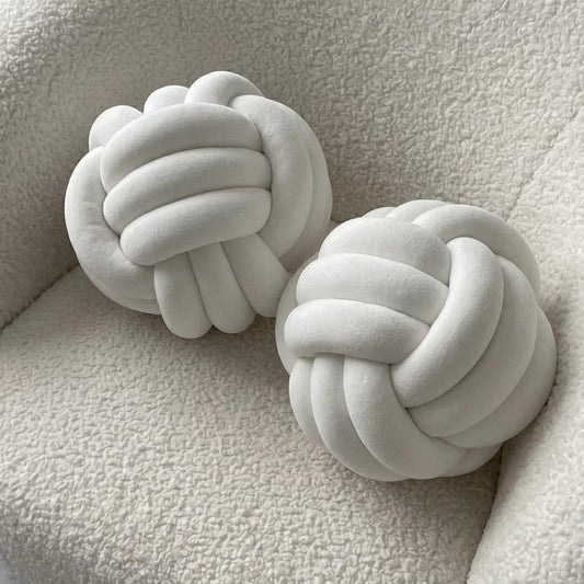 Cojín Nudo Blanco