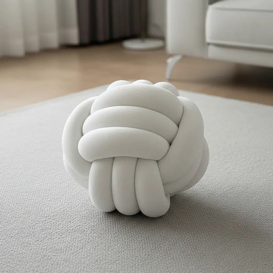 Cojín Nudo Blanco
